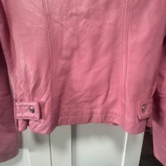 Vintage Wilsons Leather Pink Jacket (S) - Picture 5 of 16